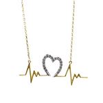 Kalp Atışı 14 Ayar Altın Kolye - Nur Kuyumculuk