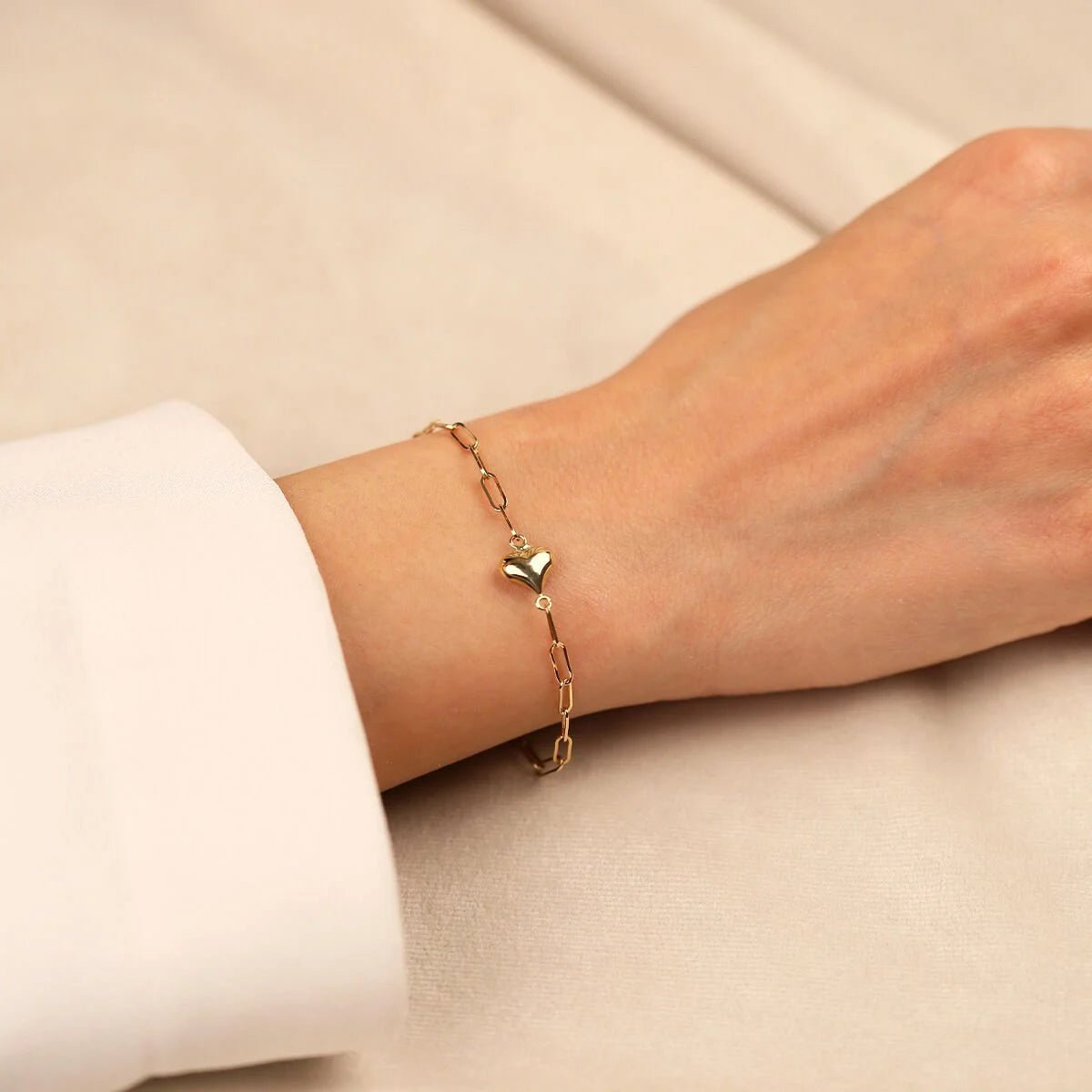 Kalpli 14 Ayar Altın Bileklik - Nur Kuyumculuk