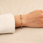 Kalpli Zincir 14 Ayar Altın Bileklik - Nur Kuyumculuk