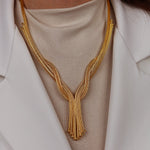 Kalze 14 Ayar Altın Set Kolye - Nur Kuyumculuk