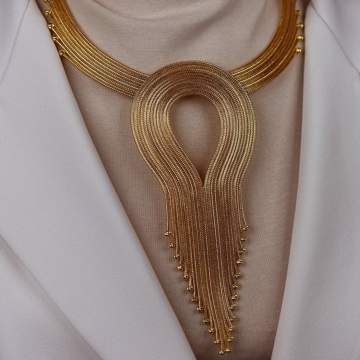 Kalze 14 Ayar Altın Set Kolye - Nur Kuyumculuk