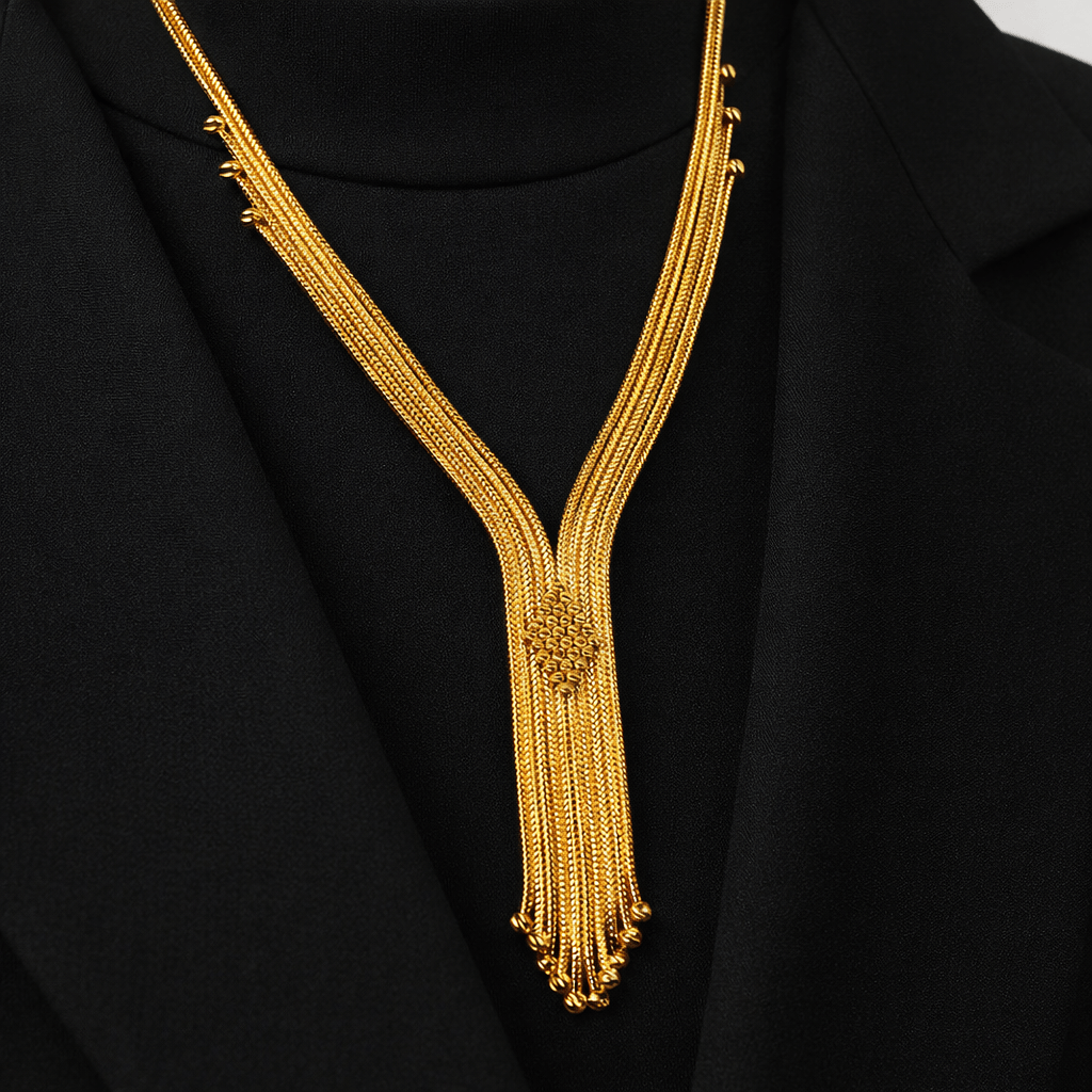 Kalze 14 Ayar Altın Set Kolye - Nur Kuyumculuk