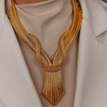 Kalze 14 Ayar Altın Set Kolye - Nur Kuyumculuk