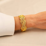 Kalze Ortası Dorikalı 14 Ayar Altın Bileklik - Nur Kuyumculuk