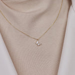 Kelebek 14 Ayar Altın Kolye - Nur Kuyumculuk