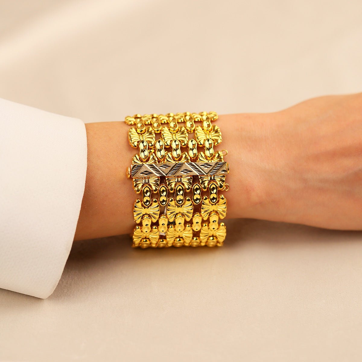 Kırma 14 Ayar Altın Bileklik - Nur Kuyumculuk