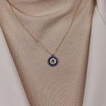 Nazar Boncuklu 14 Ayar Altın Kolye - Nur Kuyumculuk