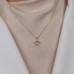 Parlayan Yıldız 14 Ayar Altın Kolye - Nur Kuyumculuk