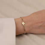 Yıldızlı 14 Ayar Altın Bileklik 1_05_3