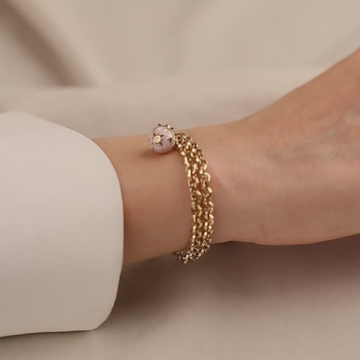 Cetaş Polaris 14 Ayar Altın Bileklik