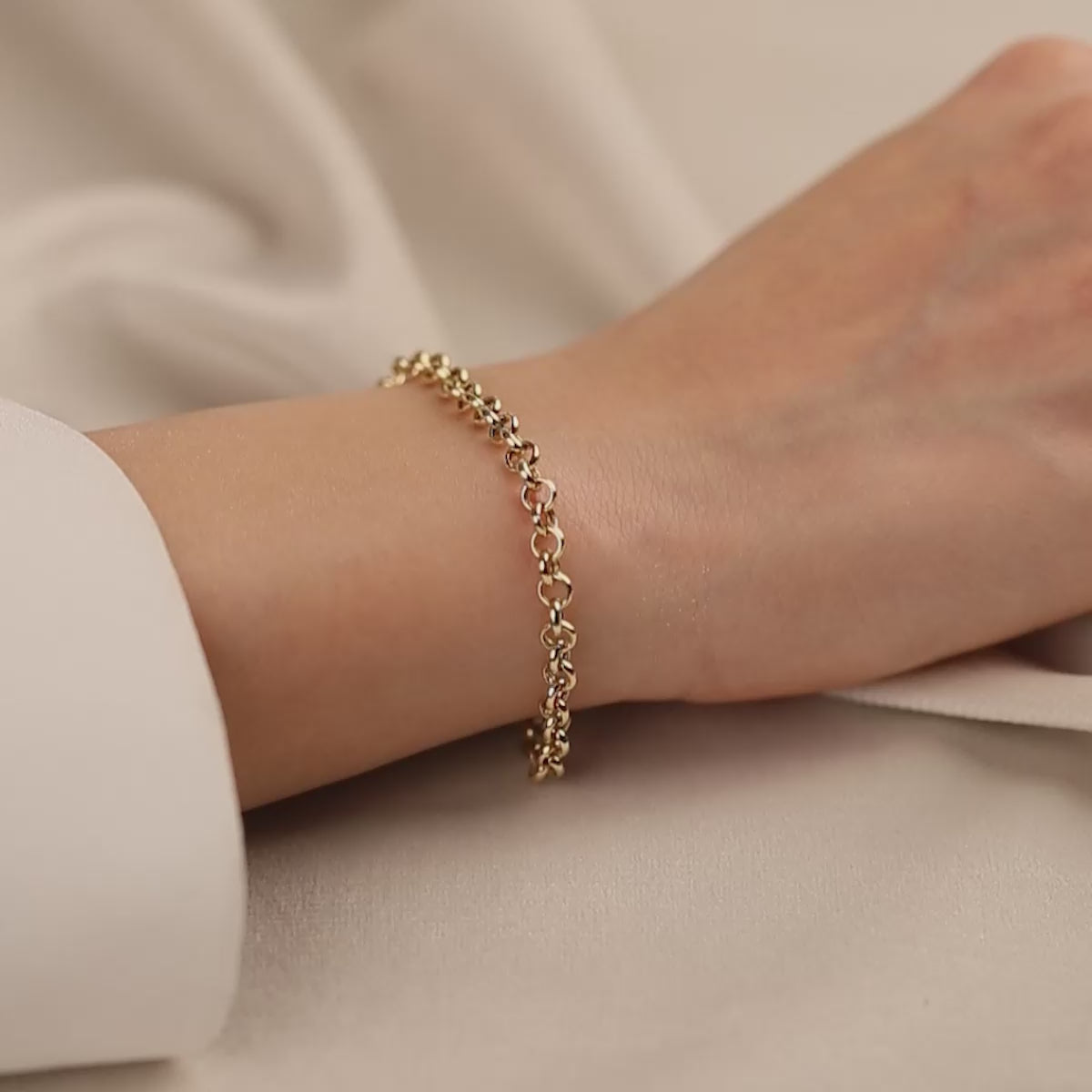 Dodge 14 Ayar Altın Bileklik