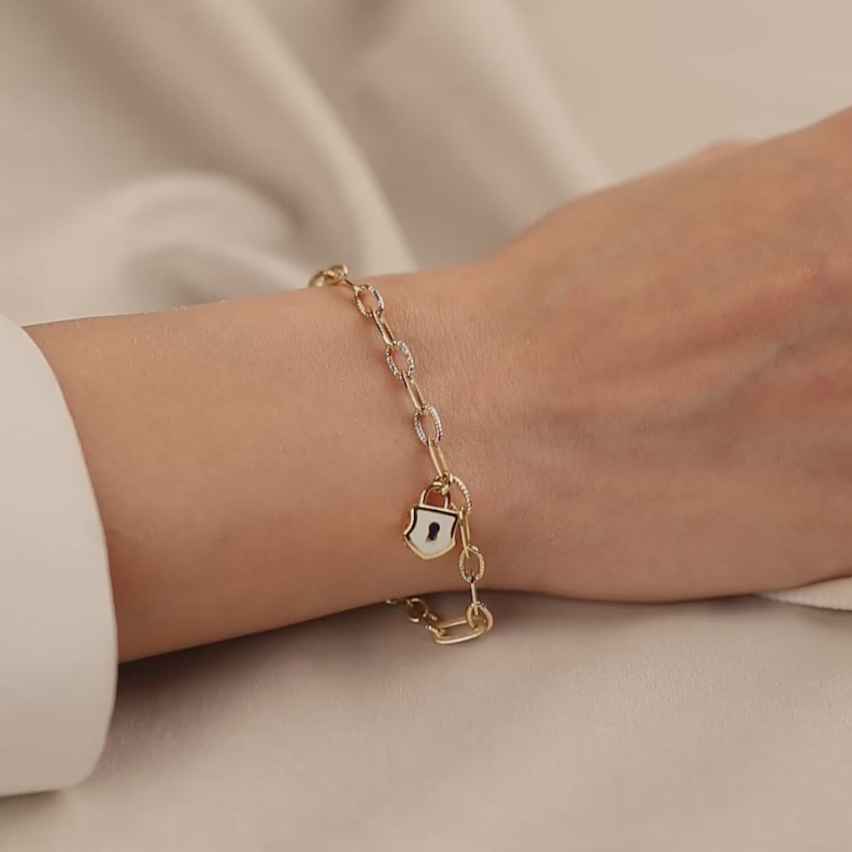 Cetaş 14 Ayar Altın Bileklik