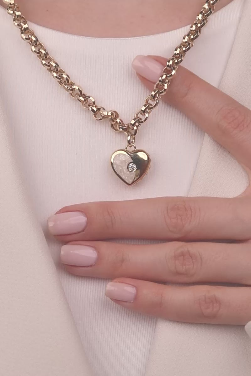 Cetaş Gold Luck Serisi Charm Detaylı 14 Ayar Altın Kolye