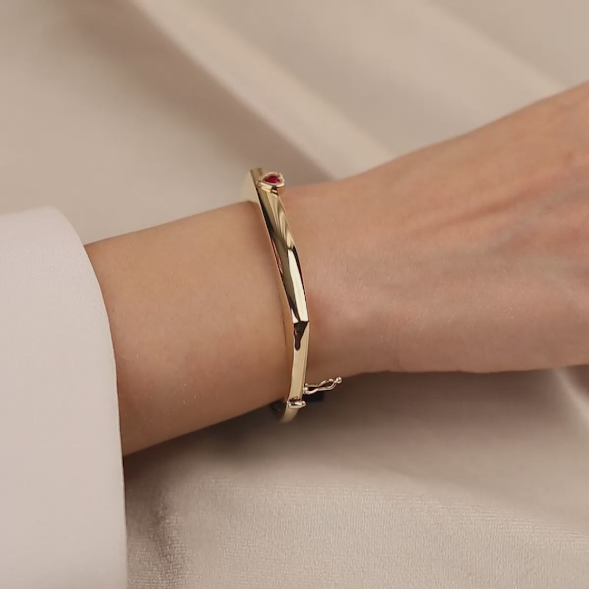 Cetaş Kalpli 14 Ayar Kelepçe