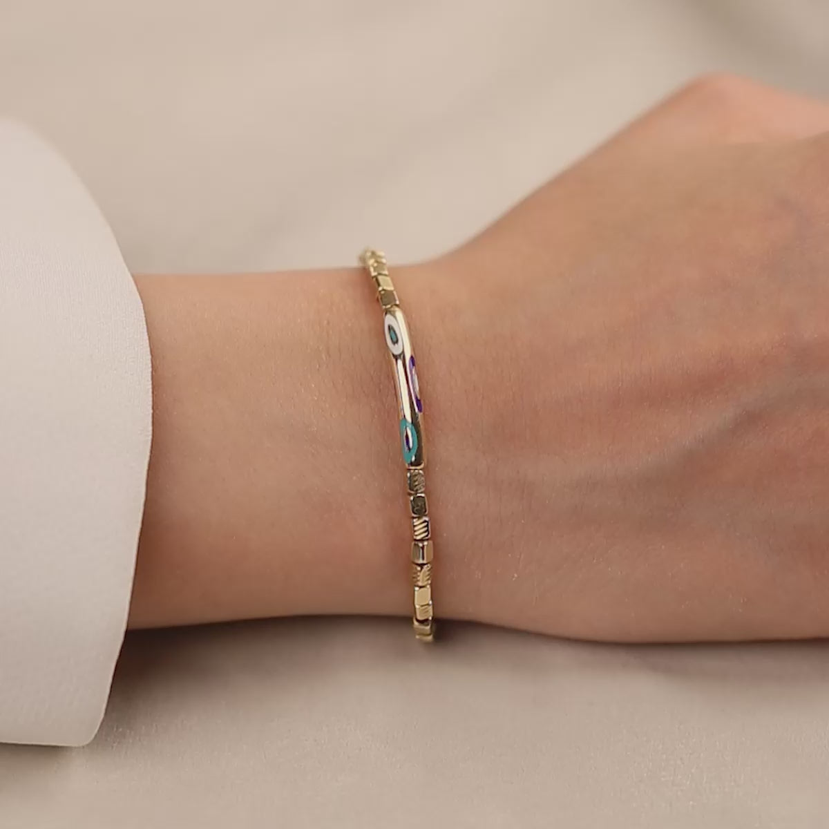 Cetaş Fortuna 14 Ayar Altın Bileklik