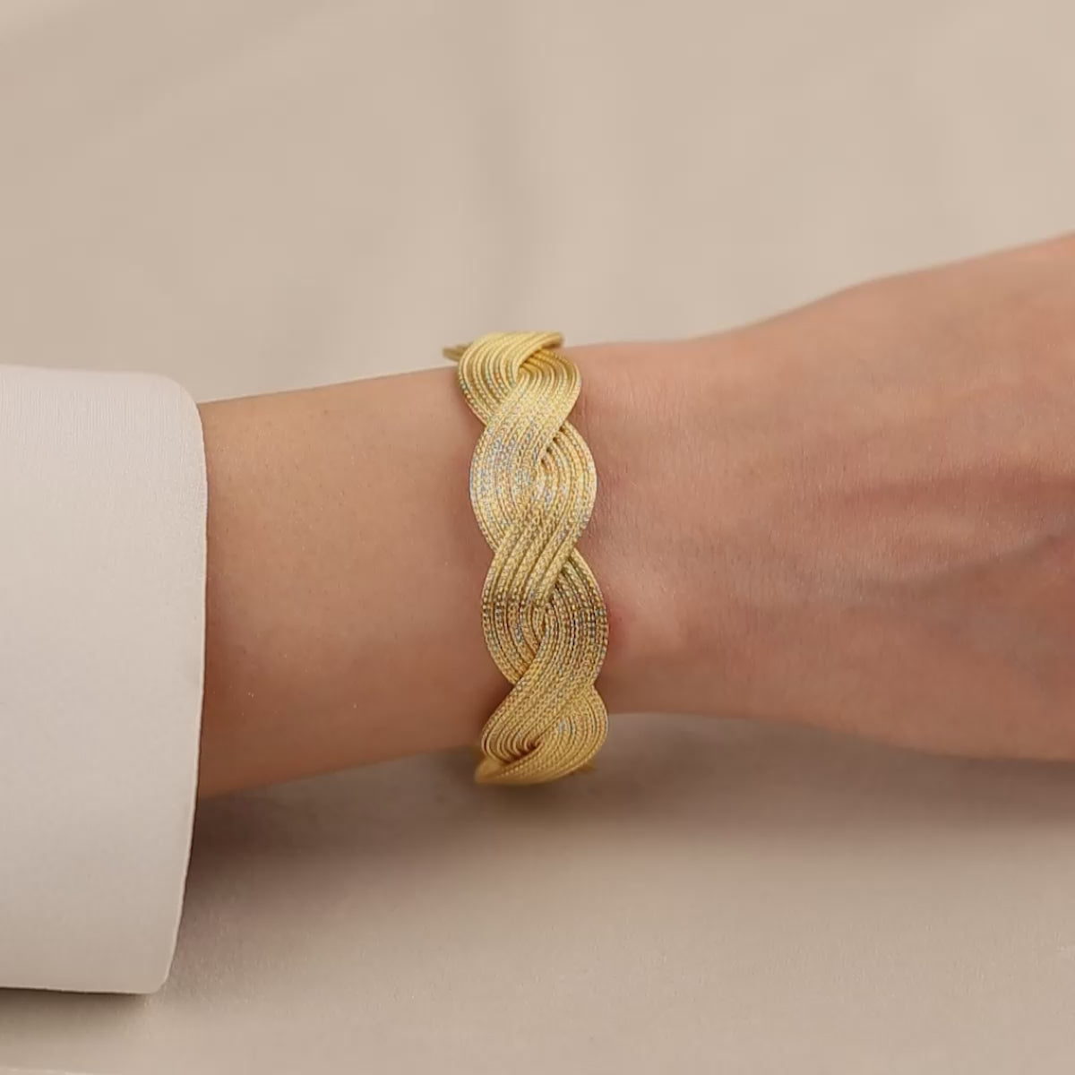 Kalze 14 Ayar Altın Bileklik