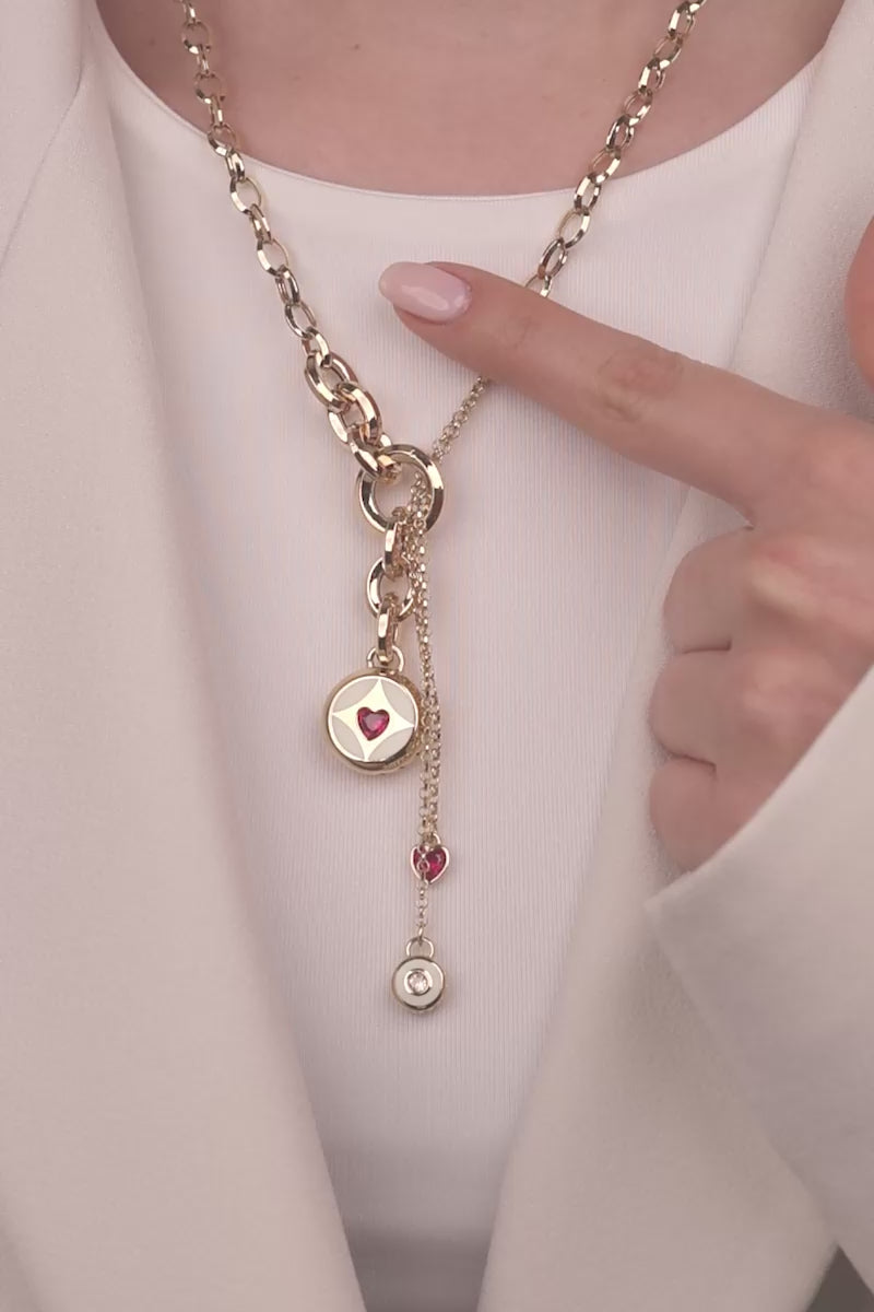 Cetaş Kozmos Serisi 14 Ayar Altın Kolye