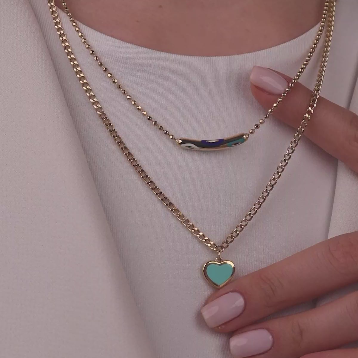 Cetaş Fortuna Serisi 14 Ayar Altın Kolye