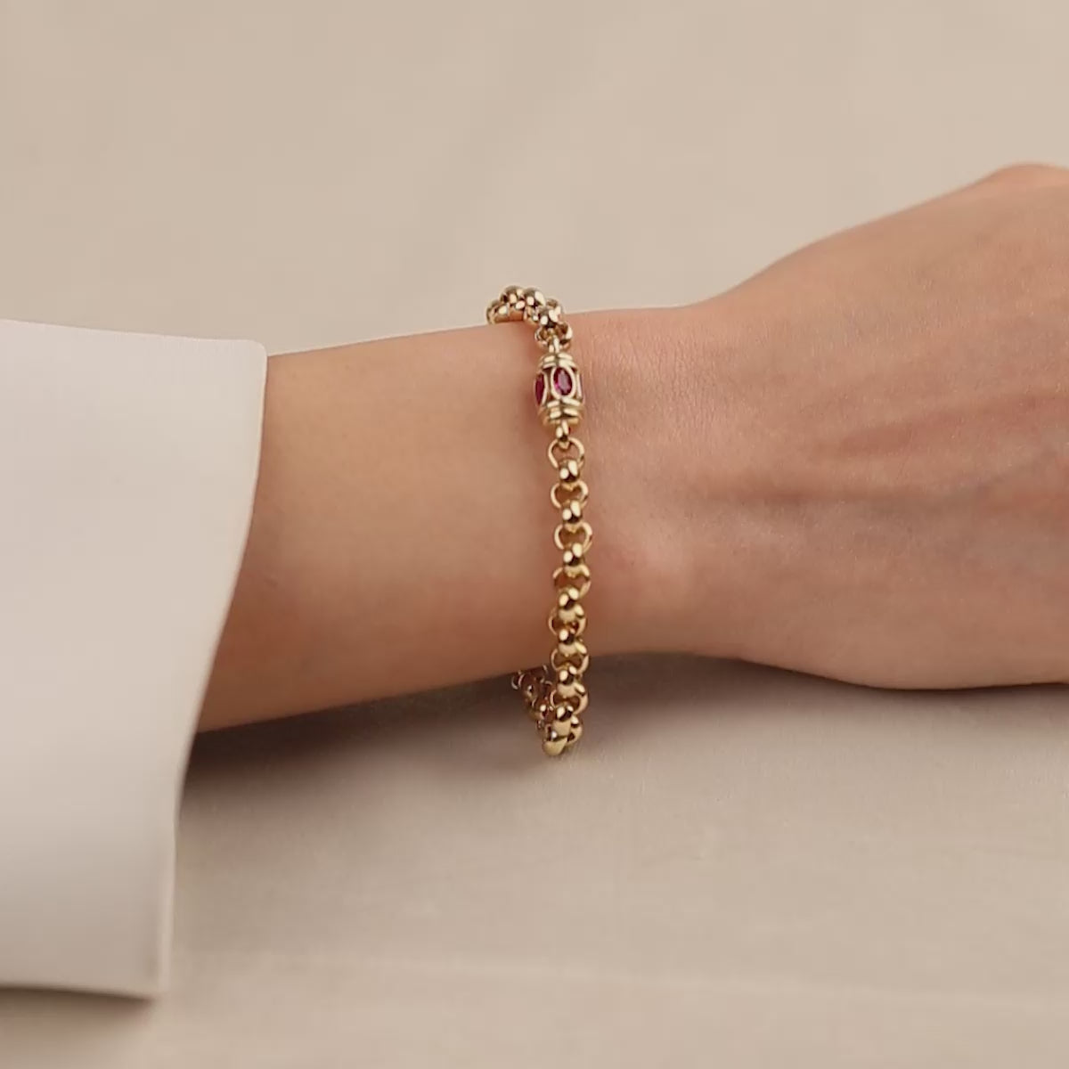 Cetaş 14 Ayar Altın Bileklik