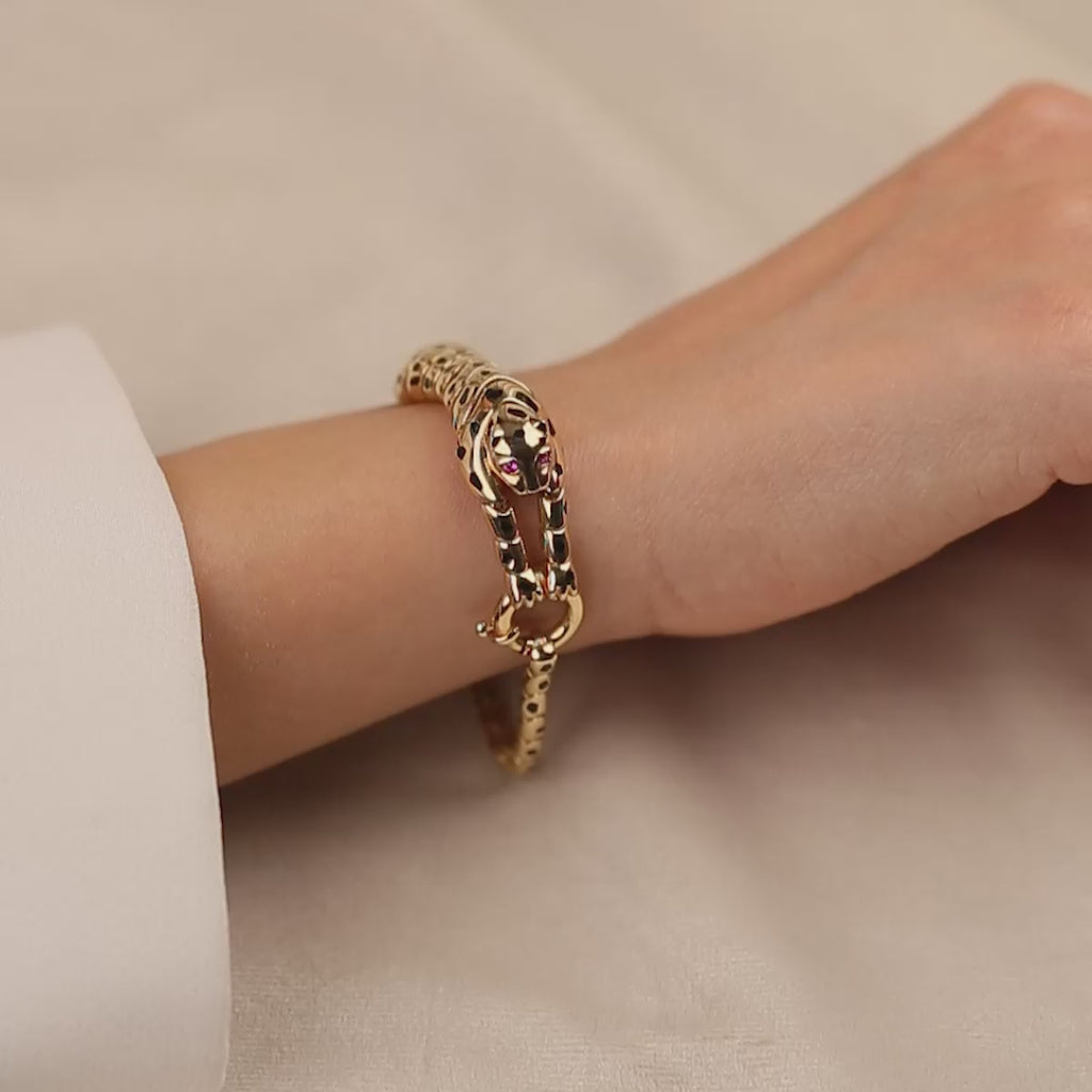 Cetaş Kaplanlı 14 Ayar Altın Bileklik 1_41_2