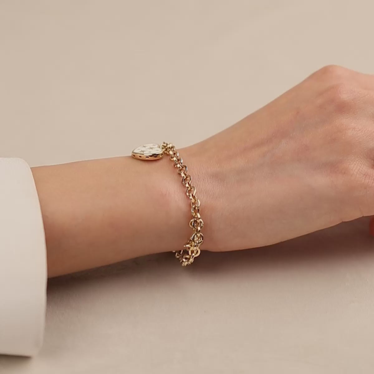 Cetaş Polaris 14 Ayar Altın Bileklik