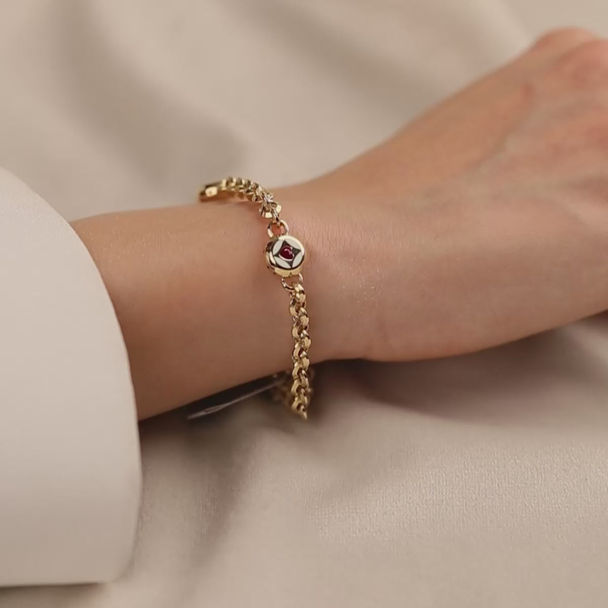 Cetaş Kozmos 14 Ayar Altın Bileklik