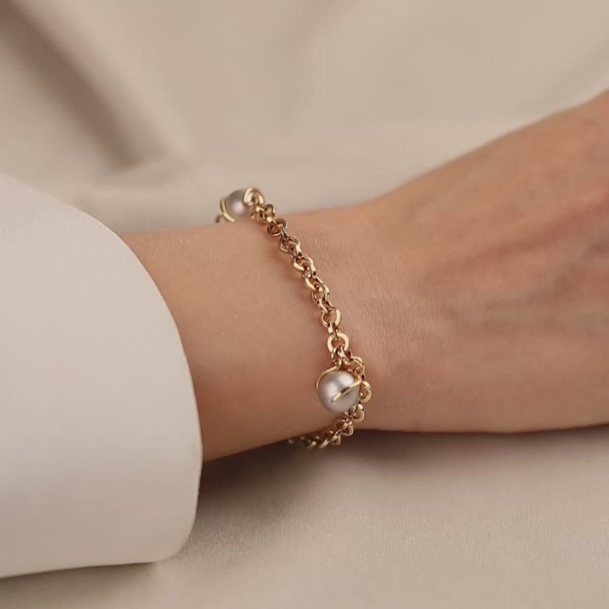 Cetaş 14 Ayar Altın Bileklik