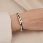 Cetaş Mavi Mineli 14 Ayar Altın Kelepçe 1_17_5