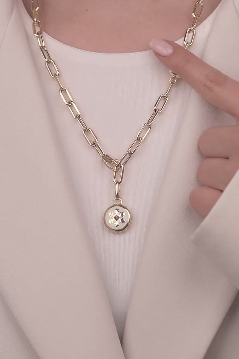 Cetaş Uniq Serisi 14 Ayar Altın kolye