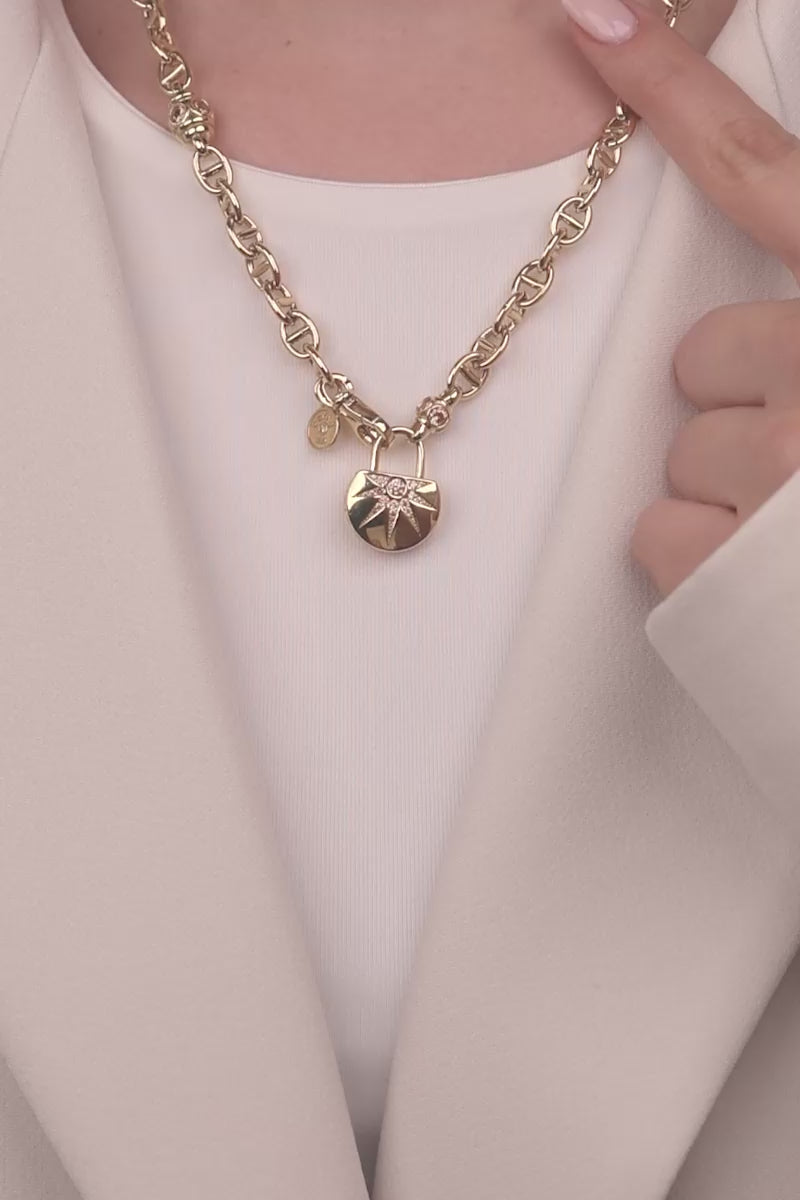 Cetaş Bir Dilek Tut Serisi 14 Ayar Altın Kolye