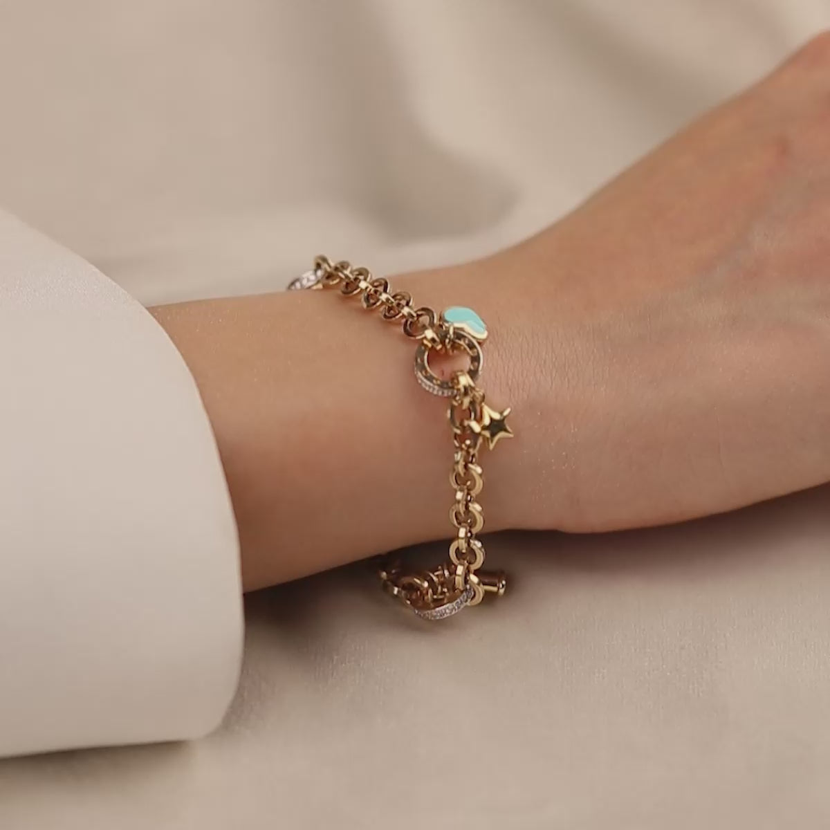 Cetaş Eterna 14 Ayar Altın Bileklik