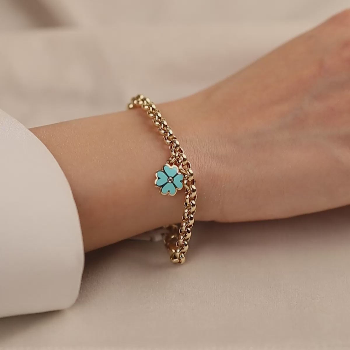 Cetaş Eterna 14 Ayar Altın Bileklik