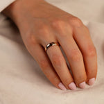 Roz Renk Düz Alyans 14 Ayar Altın - Nur Kuyumculuk