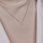 S Harfi 14 Ayar Altın Kolye - Nur Kuyumculuk