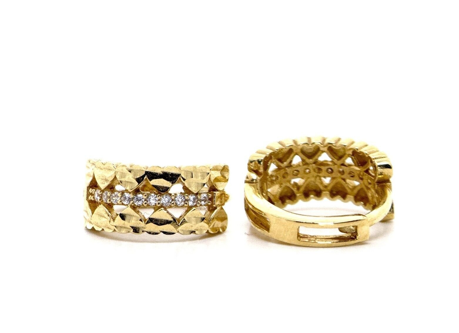 Sıra Taş 14 Ayar Altın Küpe - Nur Kuyumculuk