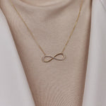 Sonsuzluk 14 AYAR KOLYE - Nur Kuyumculuk