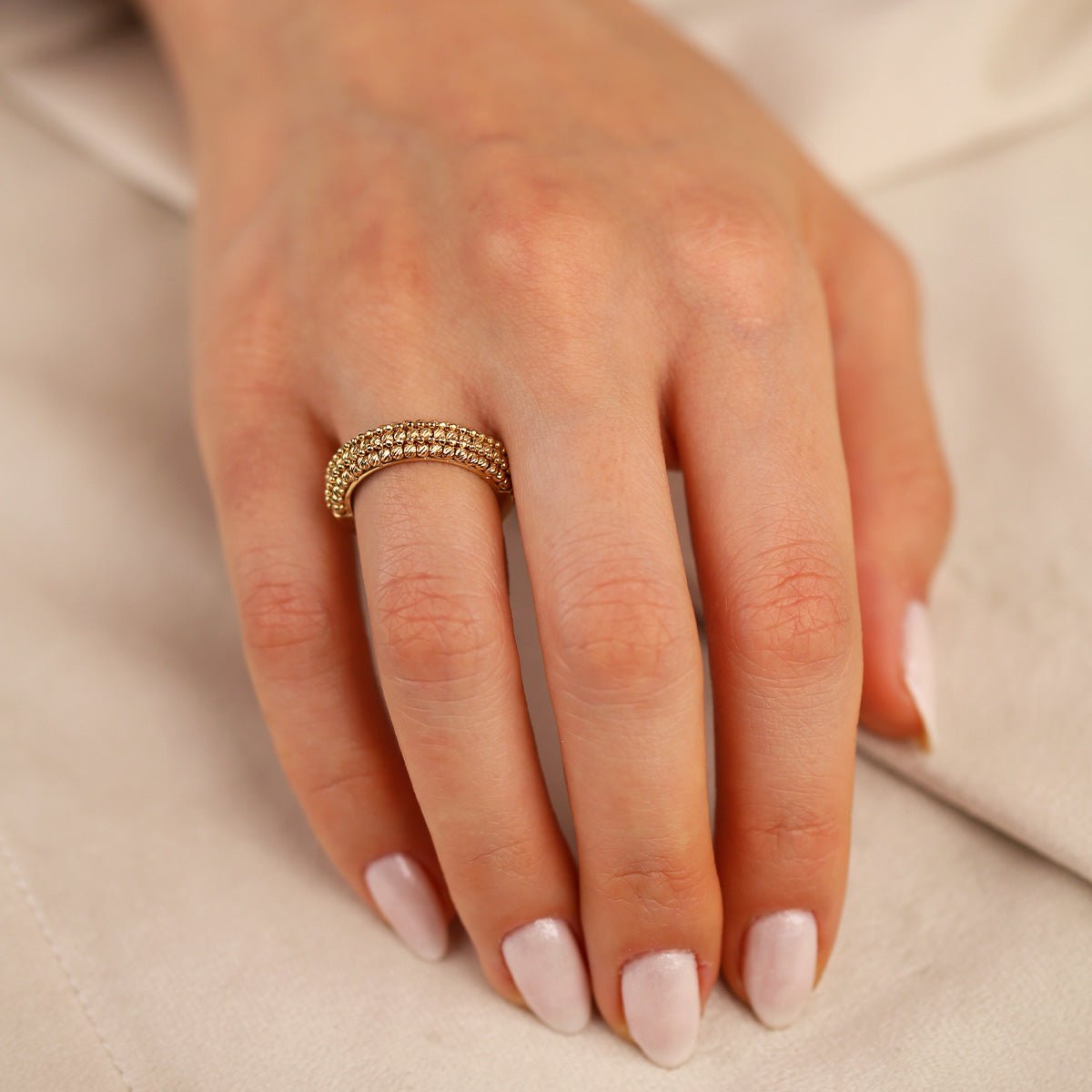 Tasarım 14 Ayar Altın Yüzük - Nur Kuyumculuk