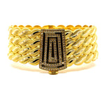 Taşlı 14 Ayar Altın Kelepçe - Nur Kuyumculuk