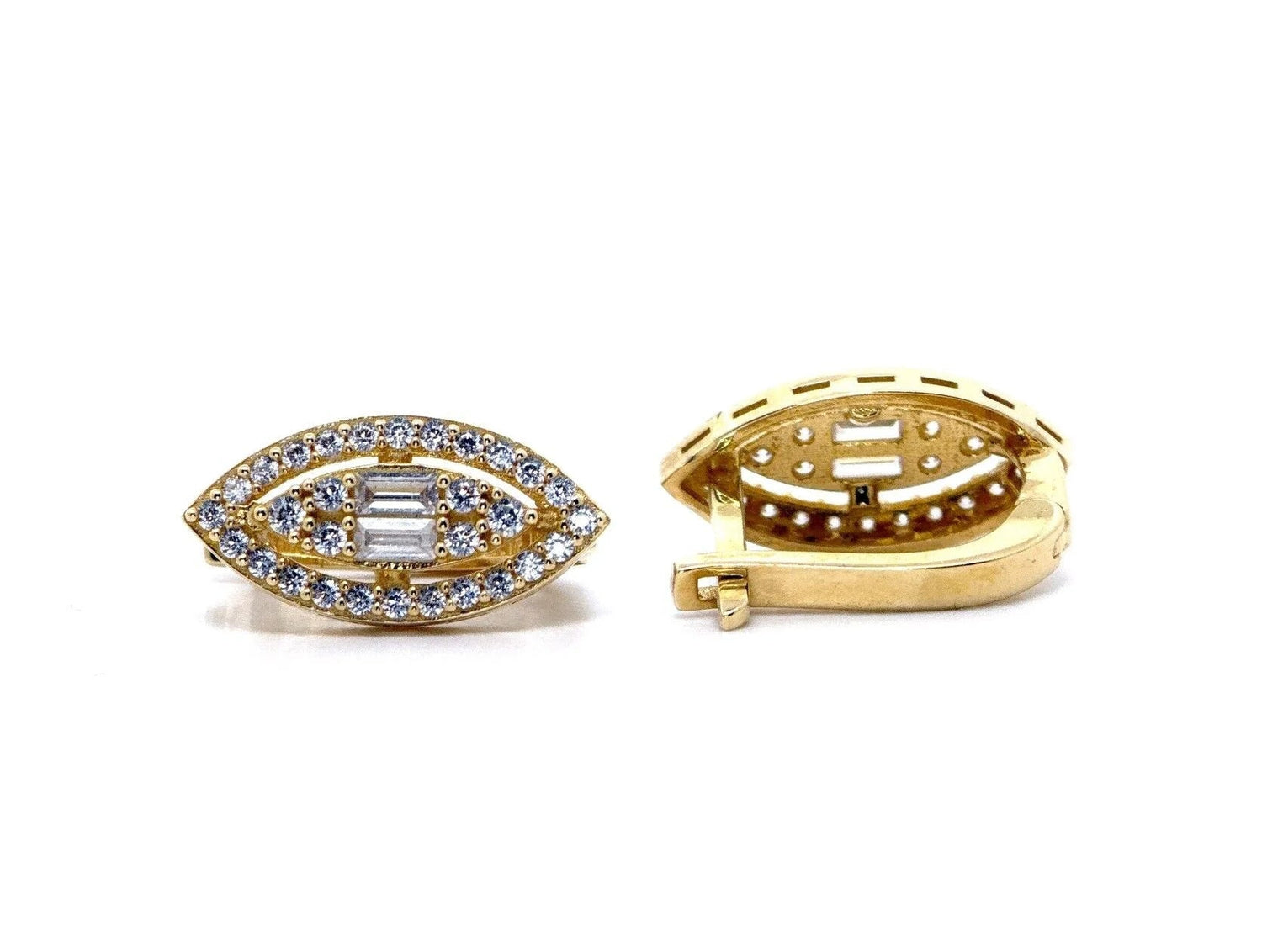 Taşlı 14 Ayar Altın Küpe - Nur Kuyumculuk