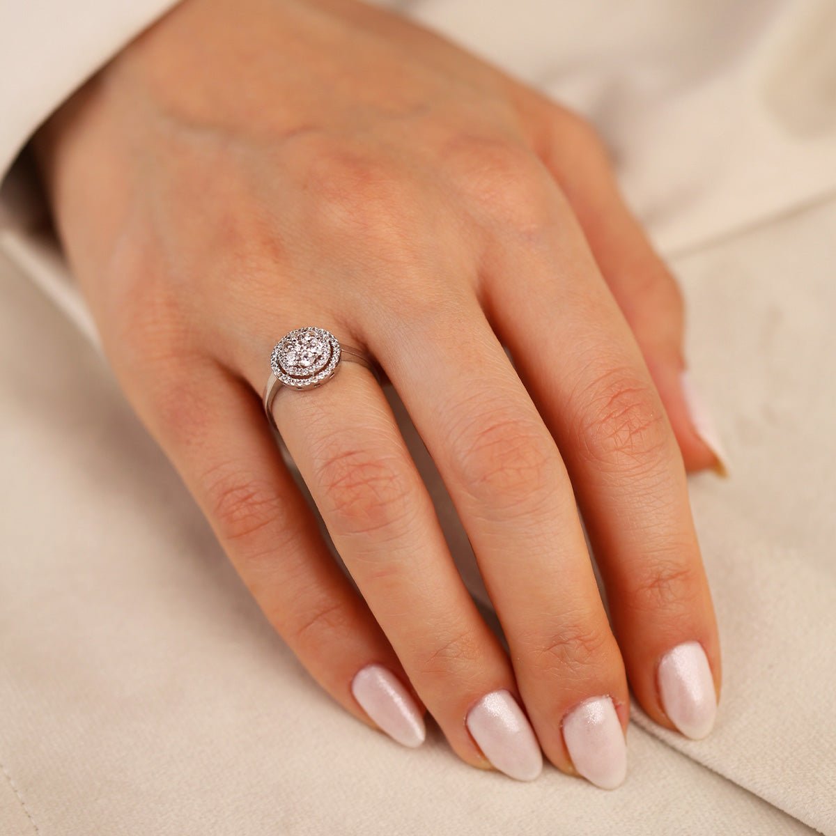 Taşlı 14 Ayar Altın Yüzük - Nur Kuyumculuk