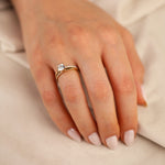 Tektaş 14 Ayar Altın Yüzük - Nur Kuyumculuk