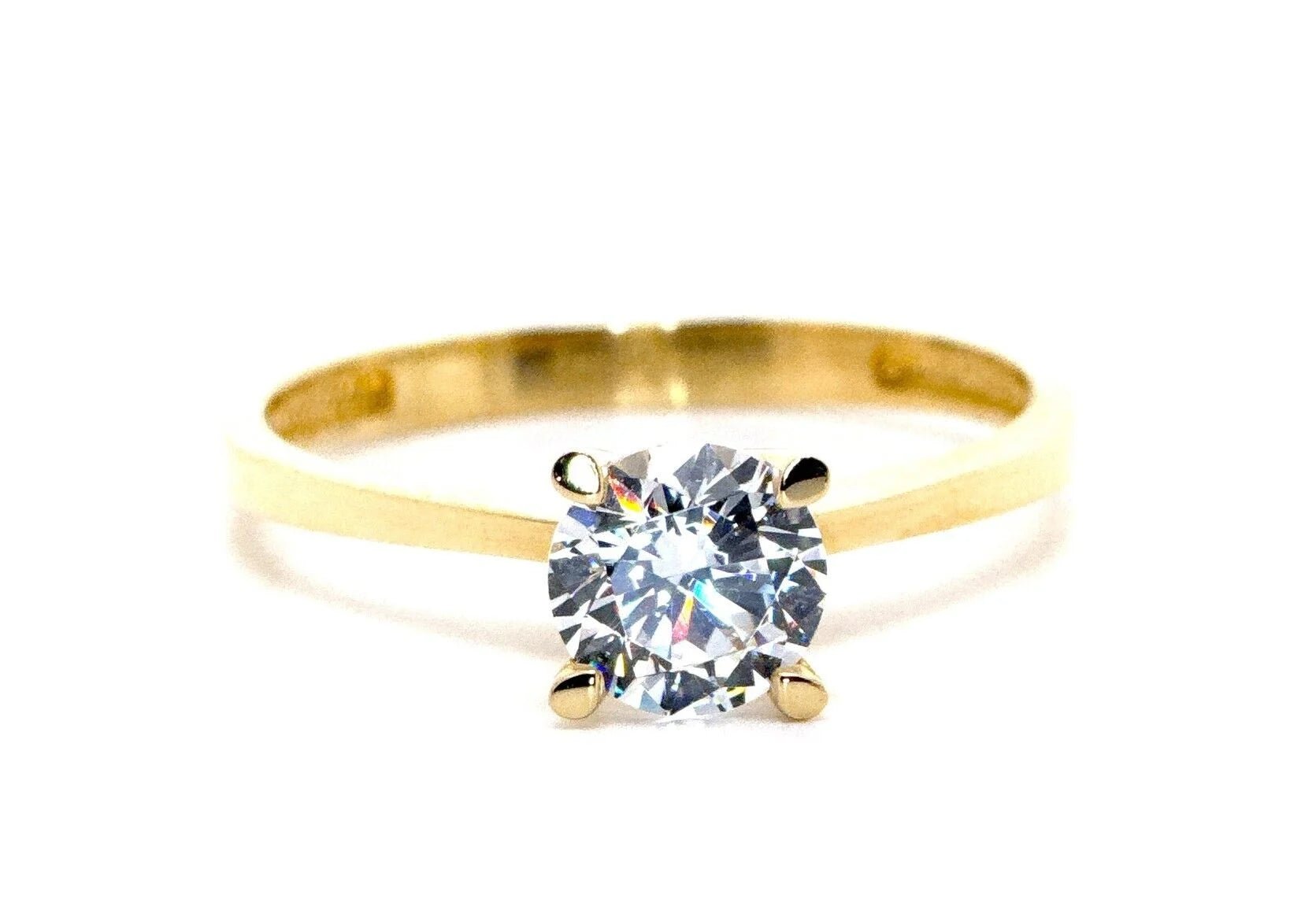 Tektaş 14 Ayar Altın Yüzük - Nur Kuyumculuk