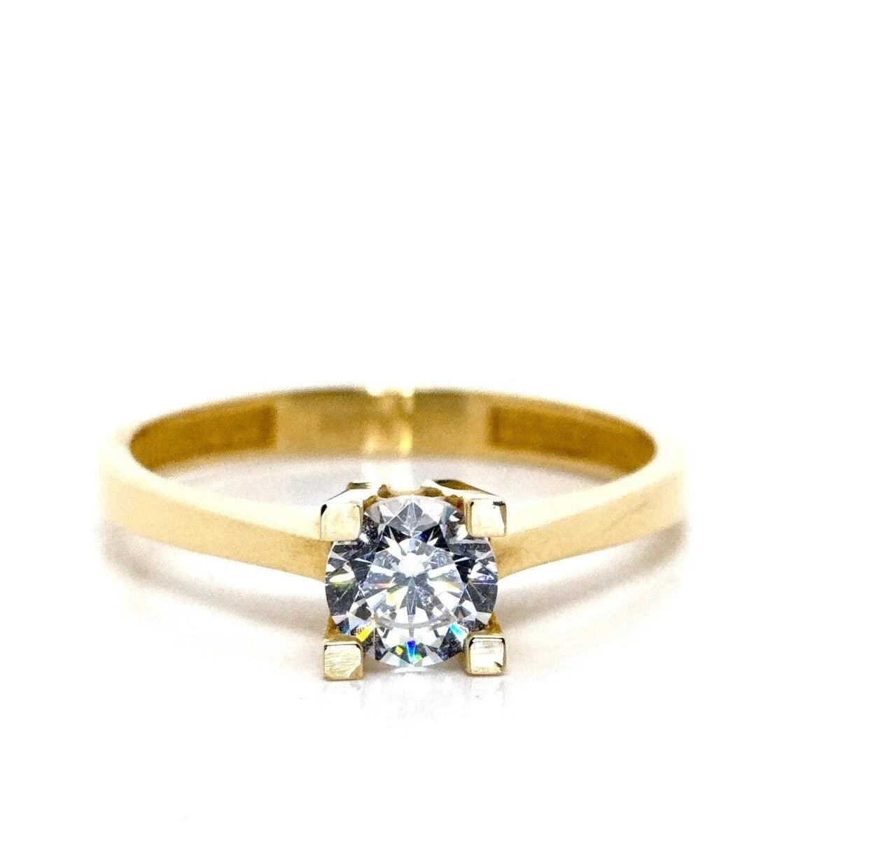 Tektaş 14 Ayar Altın Yüzük - Nur Kuyumculuk