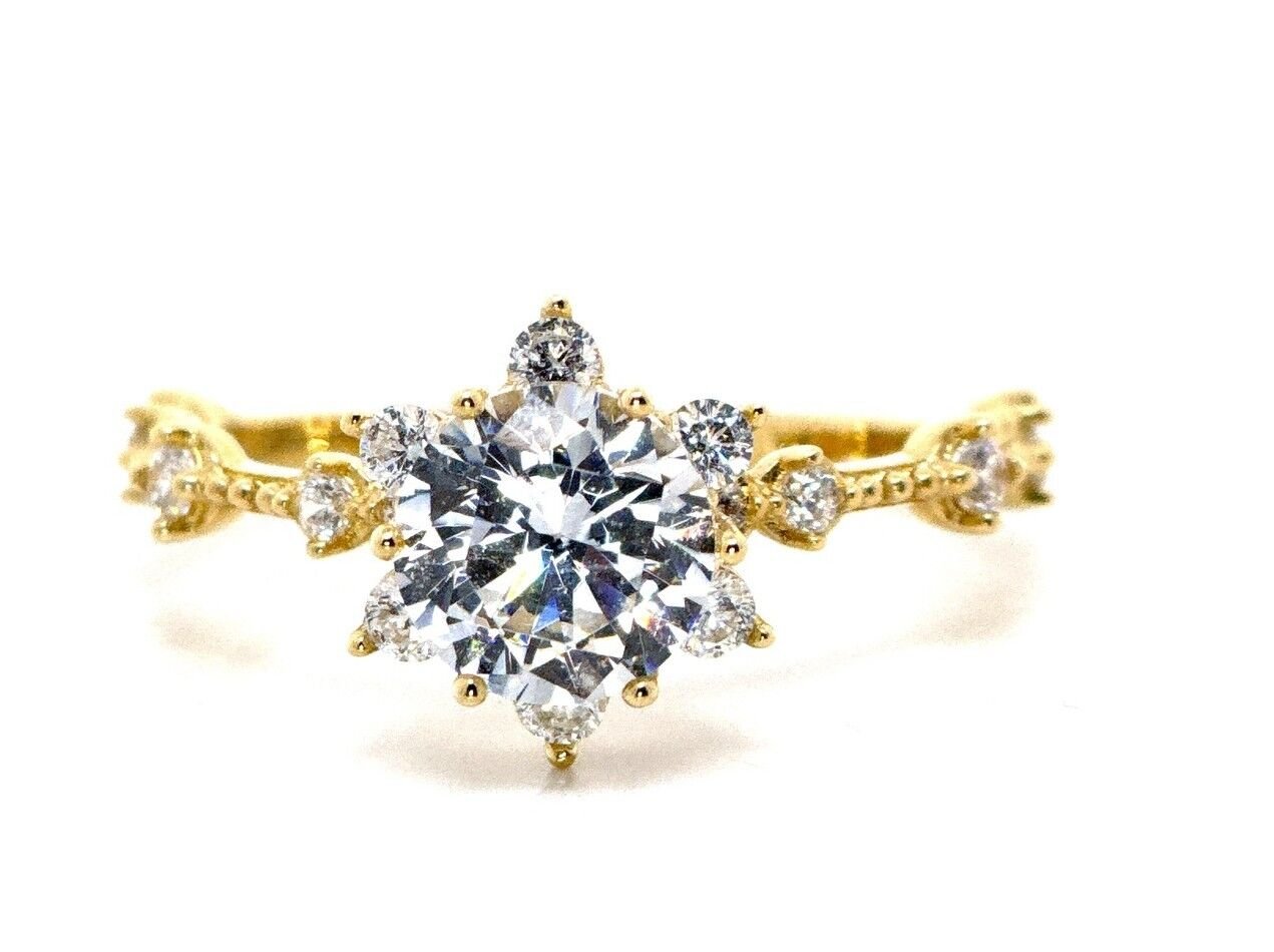 Tektaş 14 Ayar Altın Yüzük - Nur Kuyumculuk