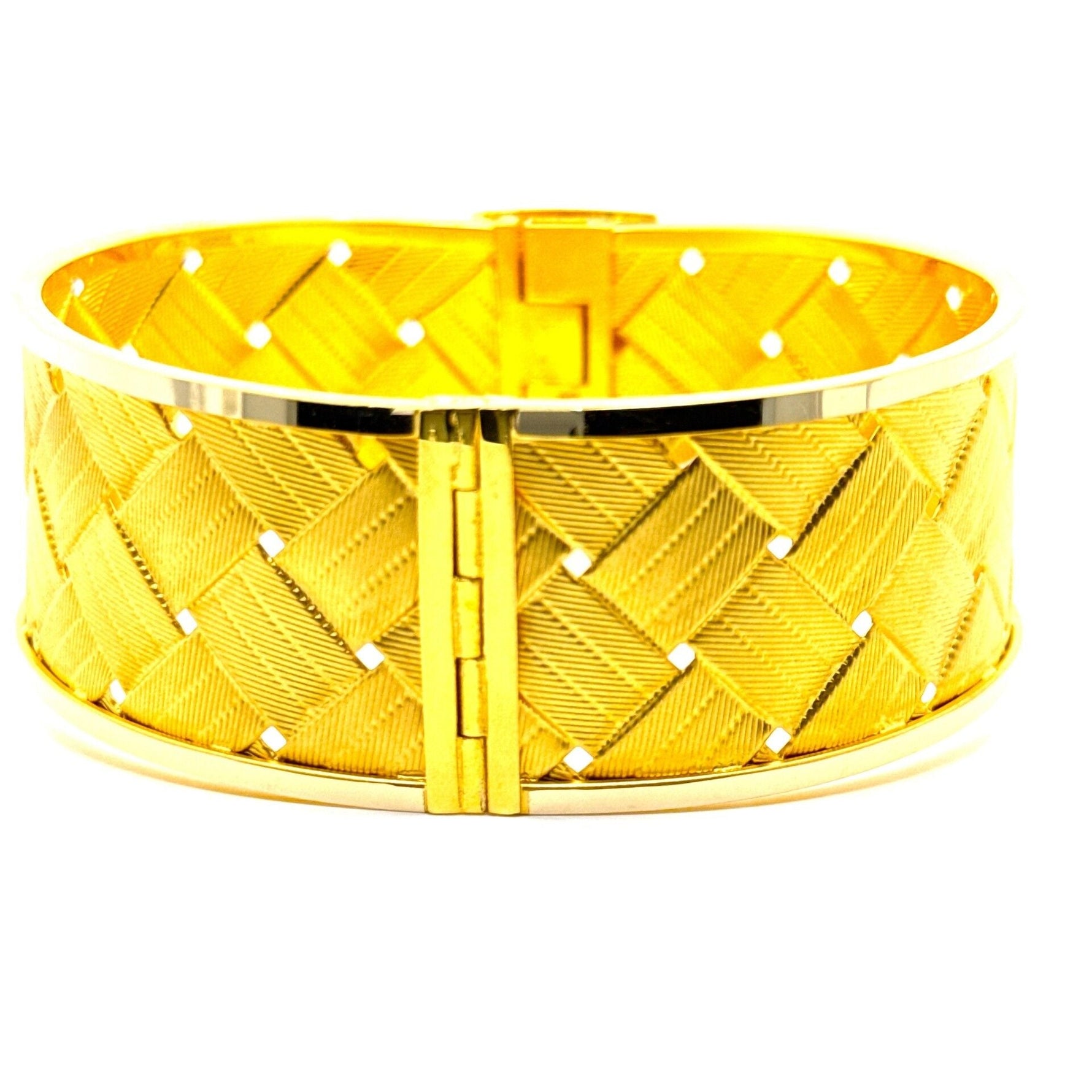 Trabzon Örgü 14 Ayar Altın Kelepçe - Nur Kuyumculuk