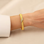 Trabzon Taşlı 14 Ayar Altın Kelepçe - Nur Kuyumculuk