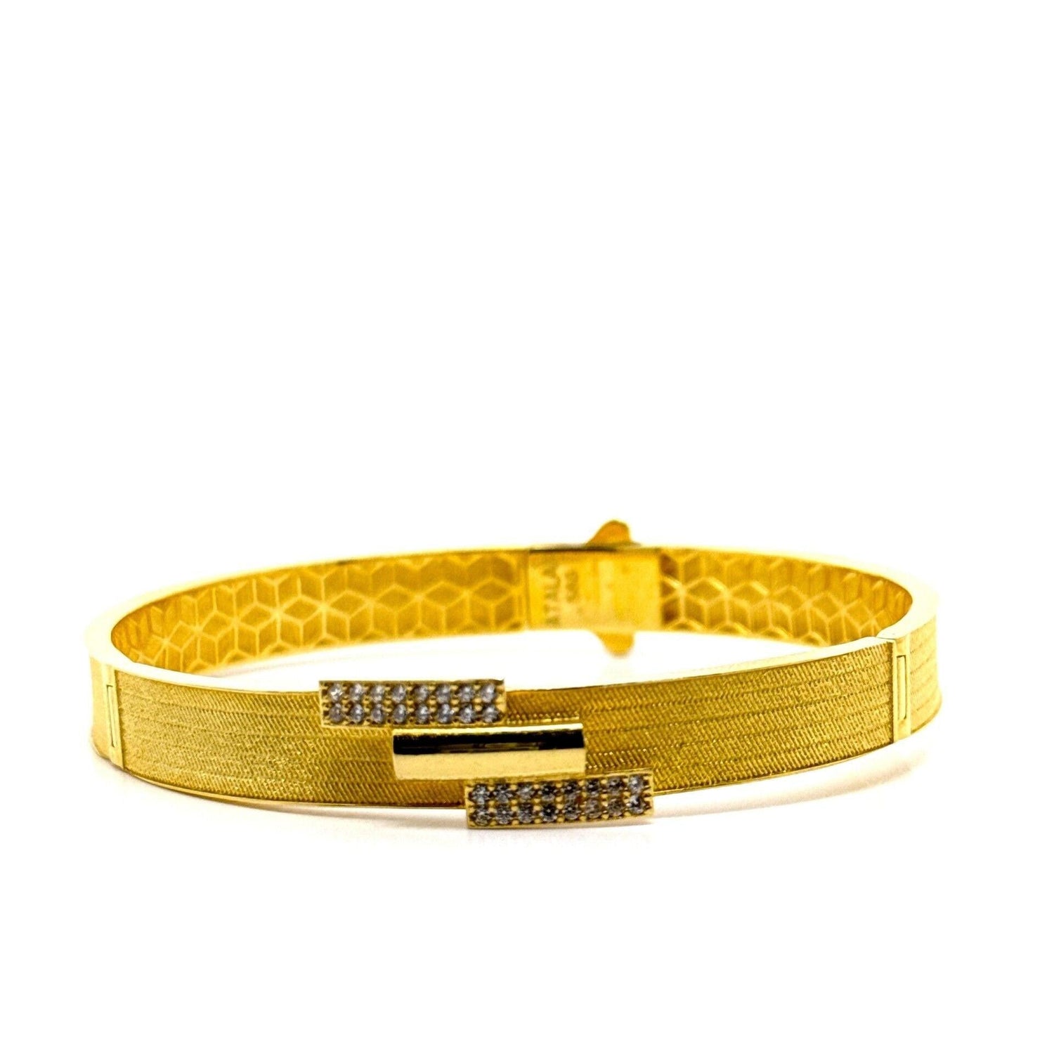 Trabzon Taşlı 14 Ayar Altın Kelepçe - Nur Kuyumculuk