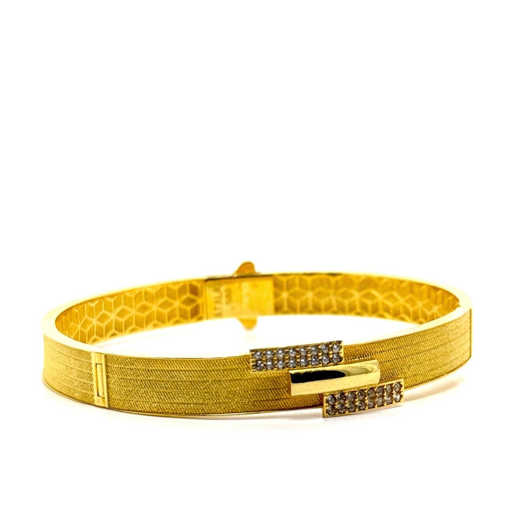 Trabzon Taşlı 14 Ayar Altın Kelepçe - Nur Kuyumculuk