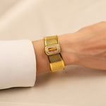 Tuğralı Trabzon 14 Ayar Altın Kelepçe - Nur Kuyumculuk