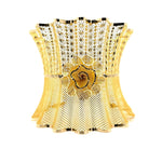 Tül Kelepçe (Gül Motifli) 14 Ayar Altın - Nur Kuyumculuk